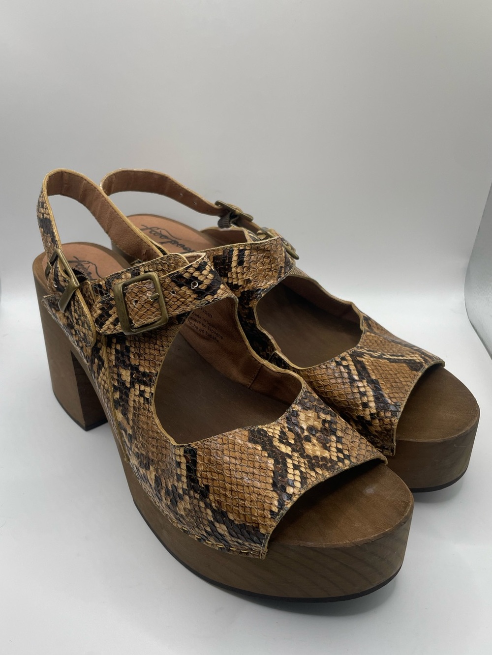 Free People Belem’s Wooden Clogs Women’s 41
